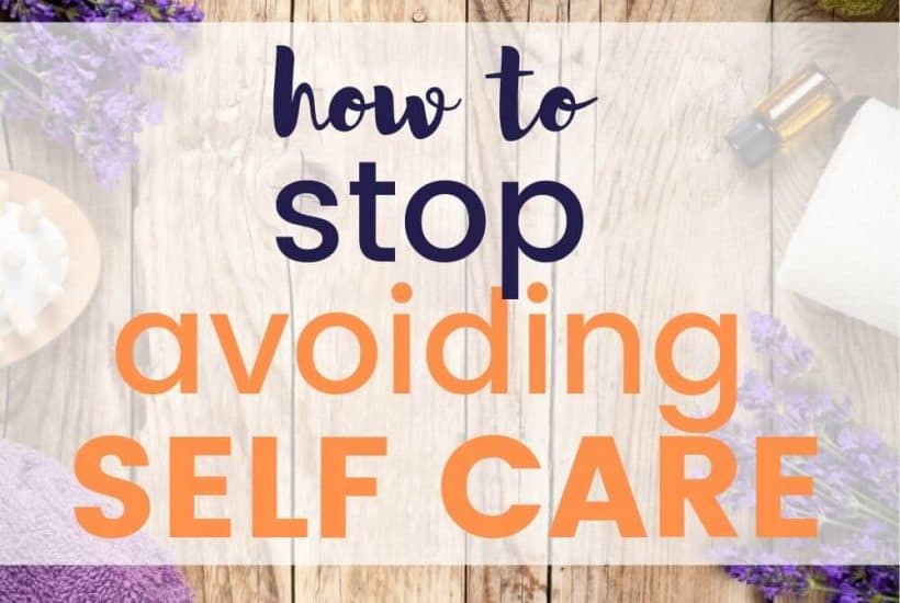 Lavender spa image to encourage self care