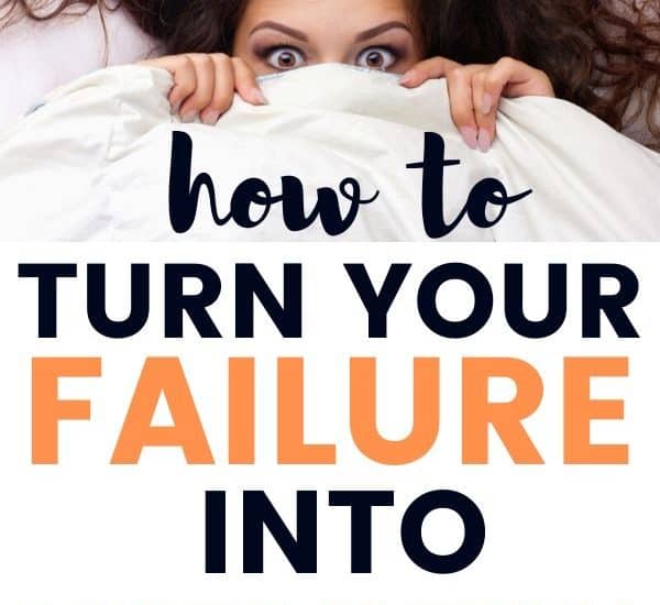 How To Turn Your Failure Into Motivation, actual image shows woman hiding under covers to illustrate being embarrassed from failing